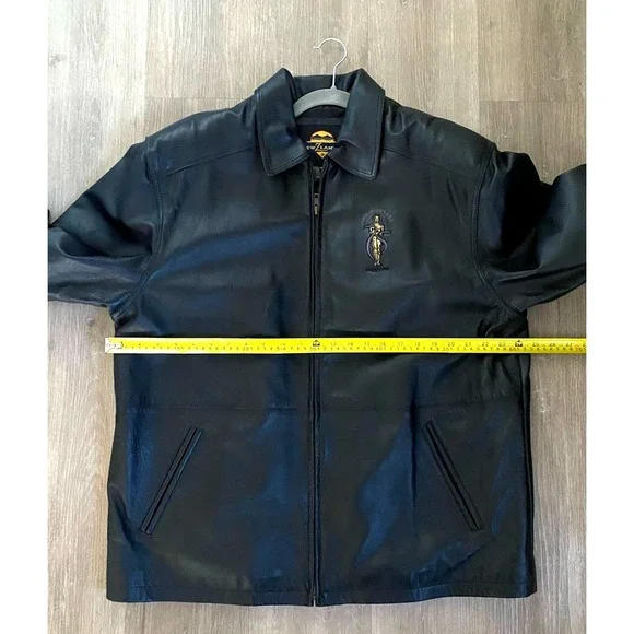 75th Academy Awards Crew Promo Leather Jacket 2003 Oscars Hollywood Memorabilia - Picture 5 of 8